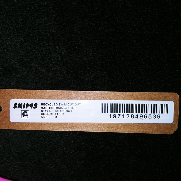 SKIMS halter bikini swimsuit top - Picture 8 of 9